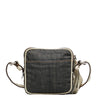 Bead Anagram Denim Crossbody Bag - '10s Second-hand