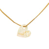 Shell Heart Pendant Necklace - '10s Second-hand