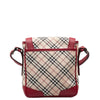 Nova Check Canvas & Leather Crossbody Bag - '10s Second-hand