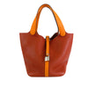Hermès Bicolor Clemence and Swift Picotin Lock 22 Secondhand