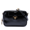 Prada Saffiano Vernice Fiocco Camera Bag Secondhand