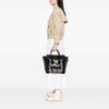 Celine Mini Canvas Leopard Print and Calfskin Luggage Tote Secondhand