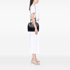 Ferragamo Leather Gancini Dome Satchel Secondhand
