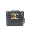 Chanel Quilted Lambskin Giant CC Shoulder Bag Secondhand