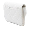 Chanel CC Quilted Caviar Flap Card Holder with Chain Secondhand