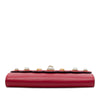 Gucci Calfskin Peony Pearly Clutch Secondhand