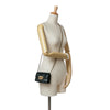Chanel Quilted Calfskin Strass Card Holder On Chain Secondhand