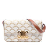 Celine Triomphe Coated Canvas Claude Shoulder Bag Secondhand