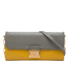 Miu Miu Bicolor Goatskin Madras Wallet on Chain Secondhand