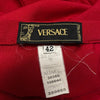 Versace Red Wool Trousers - 2000s Second hand