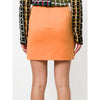 Gianni Versace Orange Wool Mini Skirt - '90s Second hand