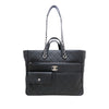 Chanel CC Quilted Calfskin Ultra Pocket Shopping Tote Secondhand