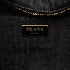 Secondhand Prada Small Denim Canapa Logo Satchel