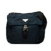 Prada Tessuto Zip Buckle Messenger Bag Secondhand
