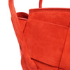 Bottega Veneta Medium Suede Maxi Intrecciato Arco Bag Secondhand