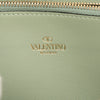 Valentino Leather Native Couture 1975 Print Rockstud Zip Around Wallet Secondhand