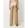 Romeo Gigli Gold Pinstriped Trousers - '90s Second hand