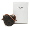 Secondhand Celine Micro Triomphe Coated Canvas Heart Crossbody