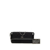 Chanel Quilted Jersey and Patent Trimmed Reissue 2.55 East West Flap Secondhand