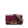 Fendi Mini Leather Flat Baguette Crossbody Secondhand