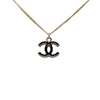 Chanel CC Brass Lacquered Pendant Necklace Secondhand