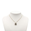 Secondhand Chanel CC Brass Lacquered Pendant Necklace