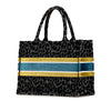 Dior Mizza Medium Embroidered Canvas Leopard Book Tote Secondhand