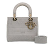 Secondhand Dior Medium Canvas Cannage Lady D Lite