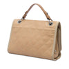 Chanel CC Bicolor Quilted Caviar and Grosgrain Top Handle Flap Secondhand