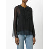 Chanel Black Transparent Silk Blouse - '00s Second hand