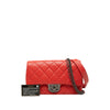 Chanel Small Quilted Goatskin Double Carry Waist Chain Flap Secondhand