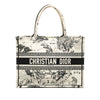 Dior Medium Canvas Embroidered Zodiac Toile De Jouy Book Tote Secondhand