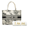 Secondhand Dior Medium Canvas Embroidered Zodiac Toile De Jouy Book Tote