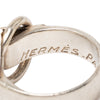Hermès Sterling Silver Deux Anneaux Ring Secondhand