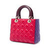 Dior Medium Tricolor Lambskin Cannage Lady Dior Secondhand