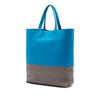 Celine Small Bicolor Grained Calfskin Vertical Cabas Tote Secondhand