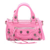 Balenciaga Nano Lambskin Motocross Le Cagole Satchel Secondhand