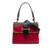Prada Saffiano Trimmed City Calf Cahier Satchel Secondhand