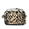 Burberry Leopard Printed Leather Camera Bag Secondhand