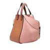 LOEWE Small Tricolor Leather Hammock Satchel Secondhand