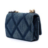Secondhand Chanel Denim 19 Flap Wallet On Chain