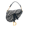 Dior Mini Oblique Canvas Saddle Bag Secondhand