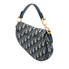 Dior Mini Oblique Canvas Saddle Bag Secondhand