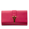 Saint Laurent Leather Chyc Ligne Clutch Secondhand