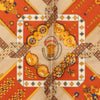 Hermès Brins D Or Silk Scarf 45 Secondhand