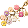 Louis Vuitton Gold Plated and Enamel Pastilles Key Chain and Bag Charm Secondhand
