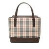 Burberry House Check Canvas Handbag Secondhand