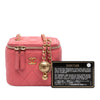 Secondhand Chanel Mini Quilted Lambskin Pearl Crush Vanity Case With Chain