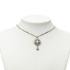 Chanel CC Brass Strass Pendant Necklace Secondhand