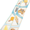 Hermès Funny Ice Cream Silk Twilly Scarf Secondhand